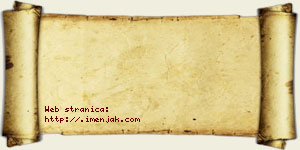 Jovana Joksić vizit kartica